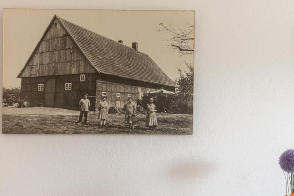 Herzlich Willkommen Auf Unserem Hof! Ladbergen Buitenkant foto