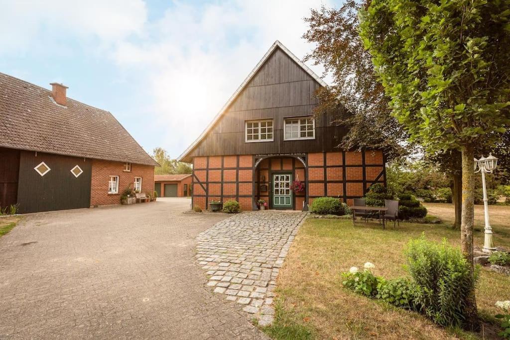 Herzlich Willkommen Auf Unserem Hof! Ladbergen Buitenkant foto
